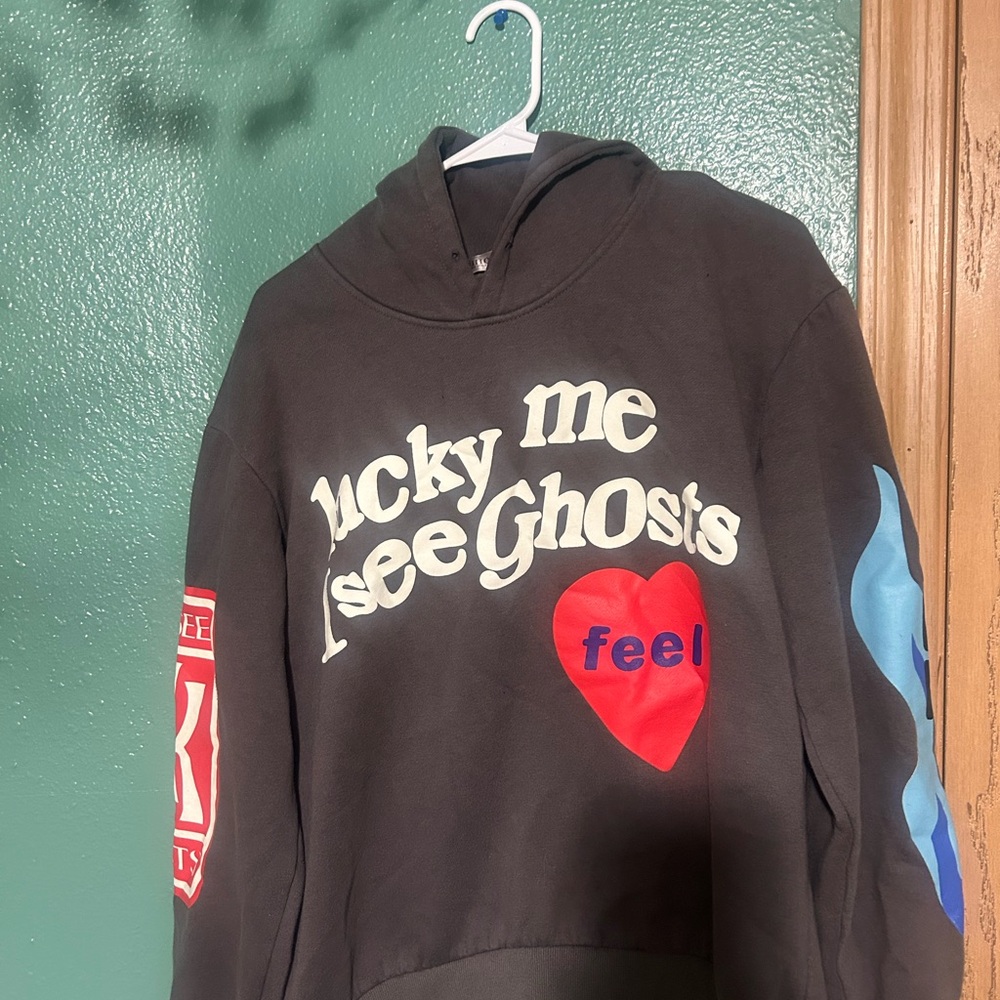 Black Hoodie with Graphic Print